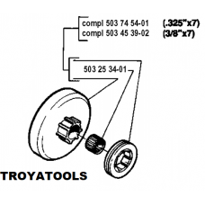 Ведуча зірочка Husqvarna 5034539-02