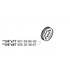 Ведуча зірочка (кільцева) Husqvarna 5015980-02