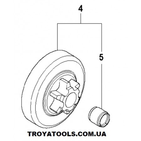 Ведуча зірочка Husqvarna 5230826-01
