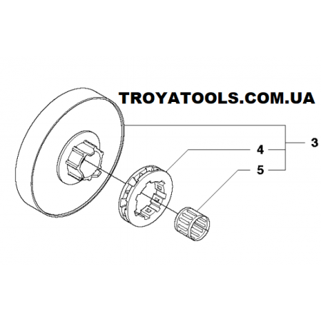 Ведуча зірочка Husqvarna 5752610-05