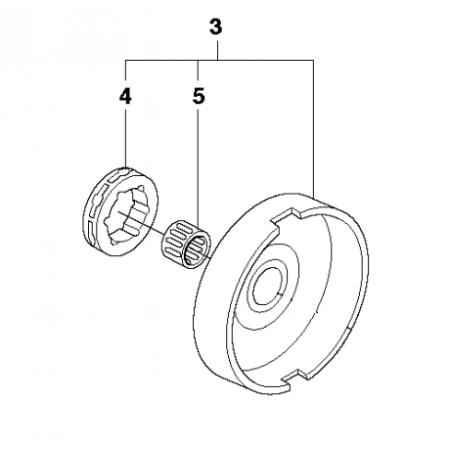 Ведуча зірочка Husqvarna 5869806-02